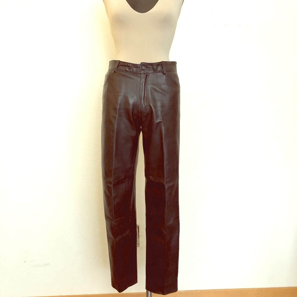 Vintage Wathne Black Leater Pants